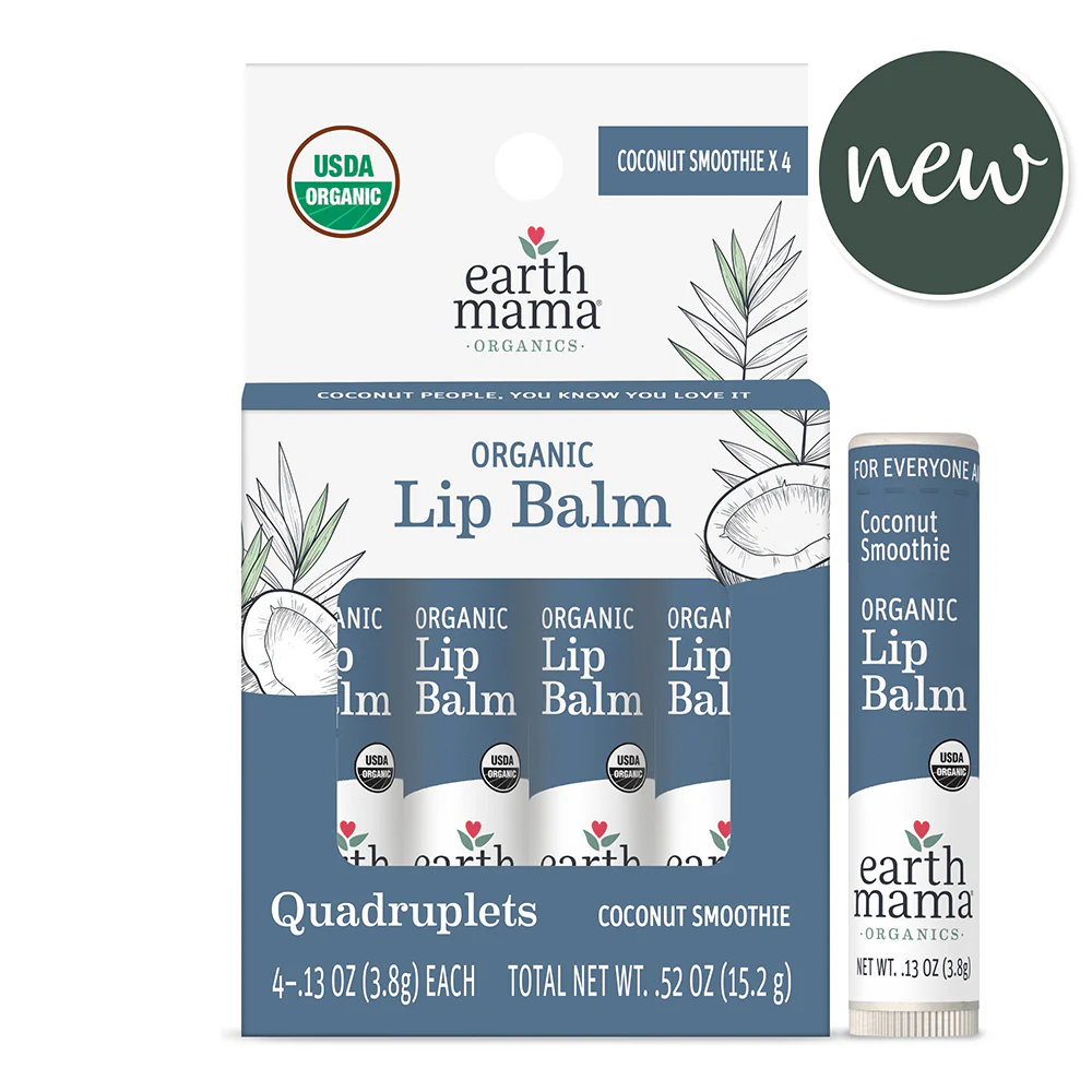 Earth Mama Organic Lip Balms Quadruplets - Image 3
