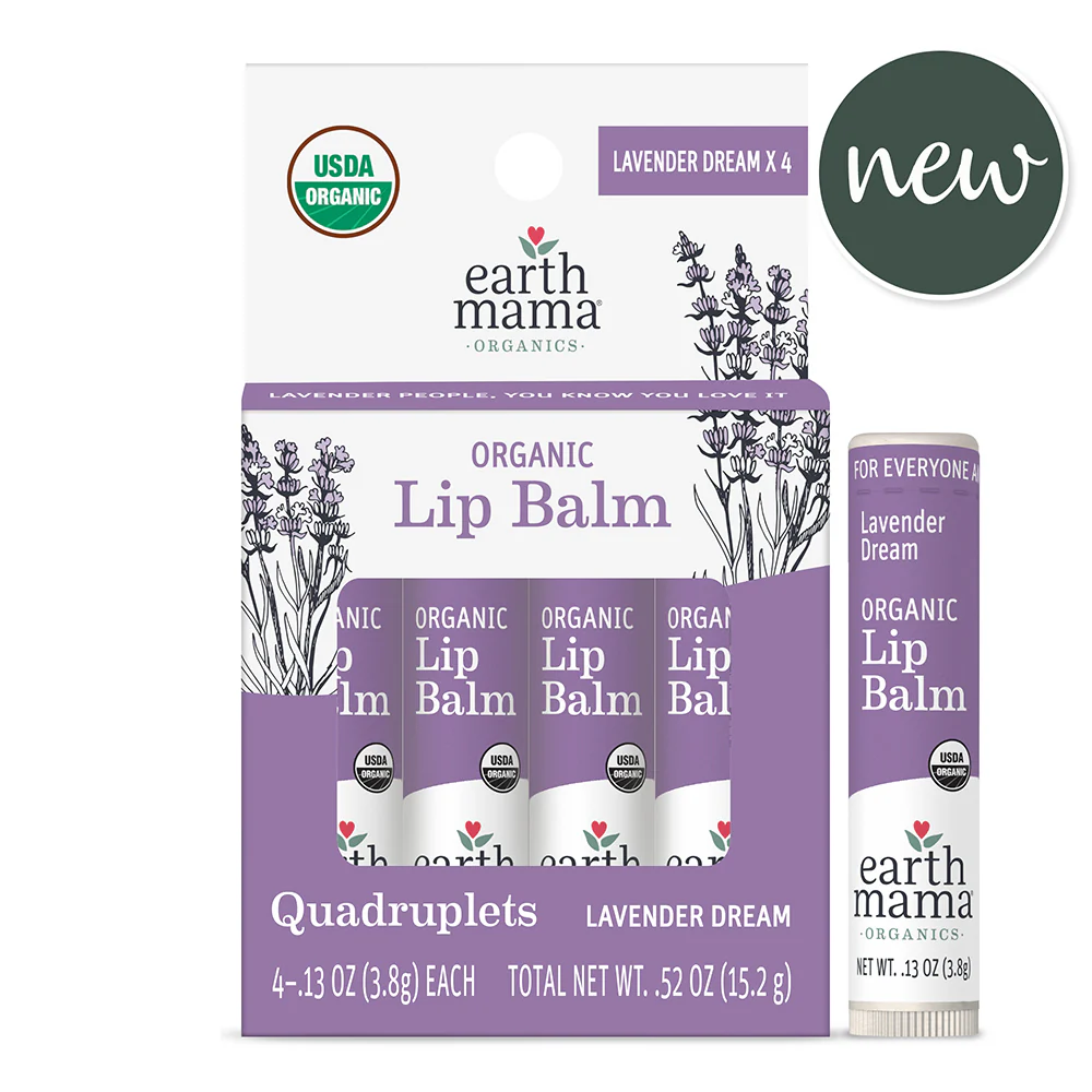 Earth Mama Organic Lip Balms Quadruplets - Image 4