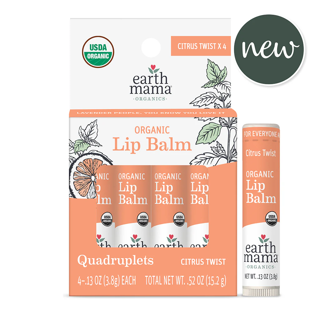 Earth Mama Organic Lip Balms Quadruplets - Image 5