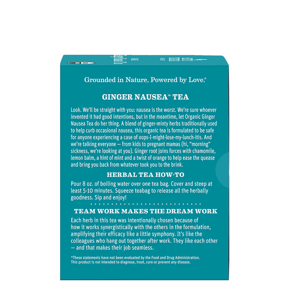 Organic Ginger Nausea Tea - Image 9